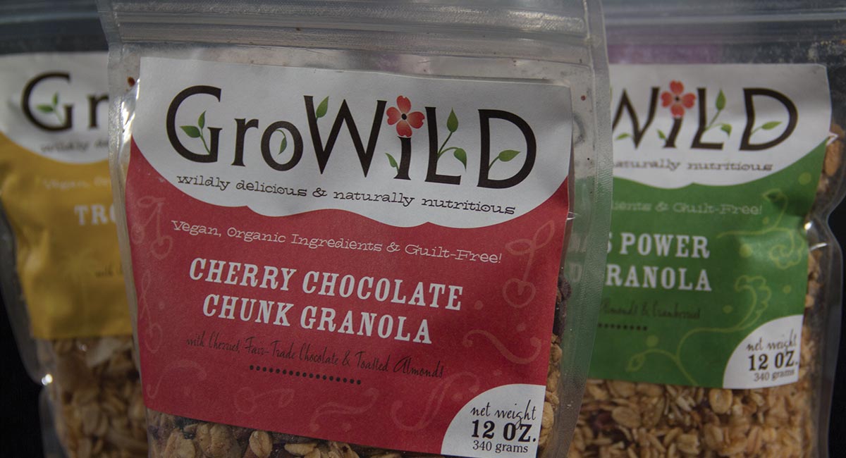 growild granola design work